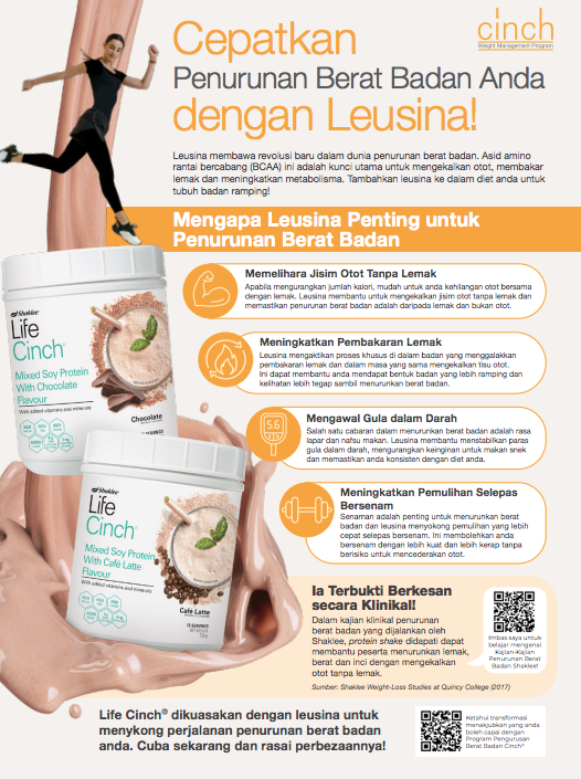 Cepatkan penurunan berat badan dengan leusina