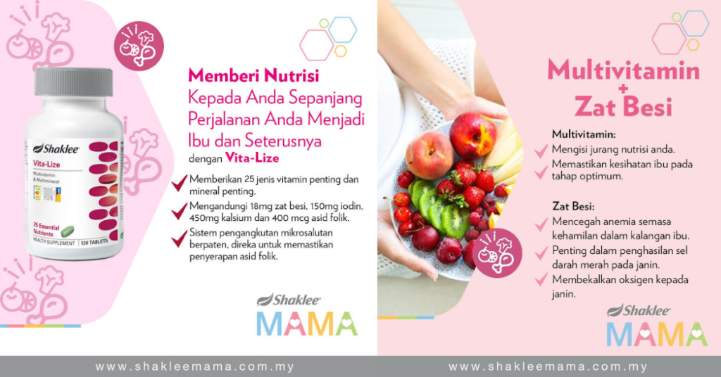 Set Hamil Shaklee - Multivitamin Vita-Lize